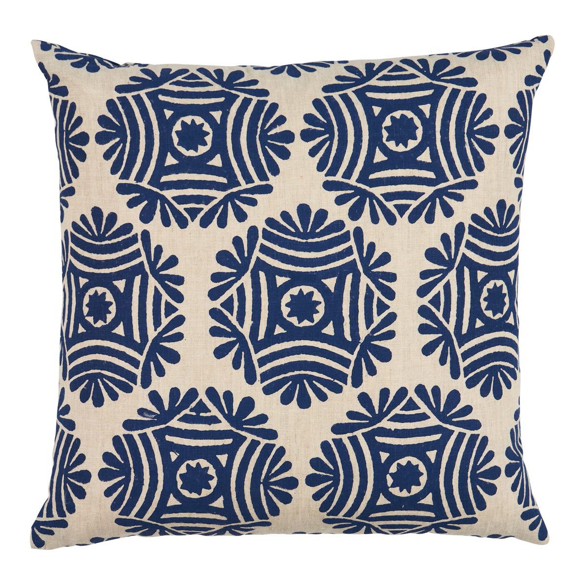 Schumacher | Gilded Star Block Print Pillow fabric - SO18154105