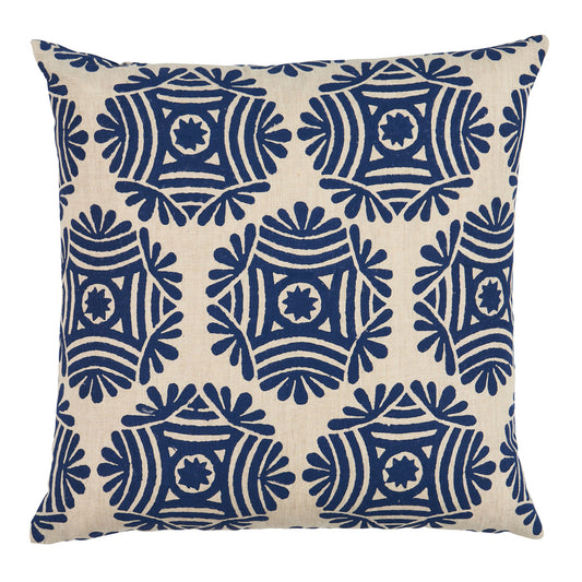 Schumacher | Gilded Star Block Print Pillow fabric - SO18154105
