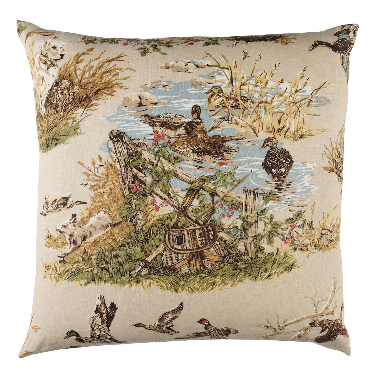 Schumacher | Dog & Duck Pillow fabric - SO18266007