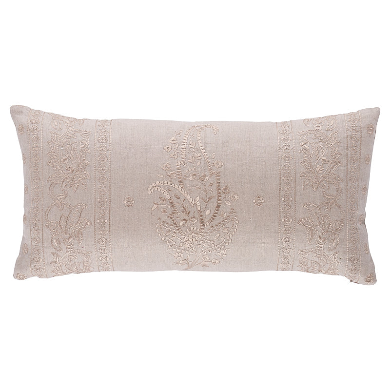 Schumacher | Jaipur Linen Embroidery Pillow fabric - SO6580018