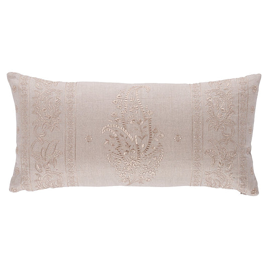 Schumacher | Jaipur Linen Embroidery Pillow fabric - SO6580018