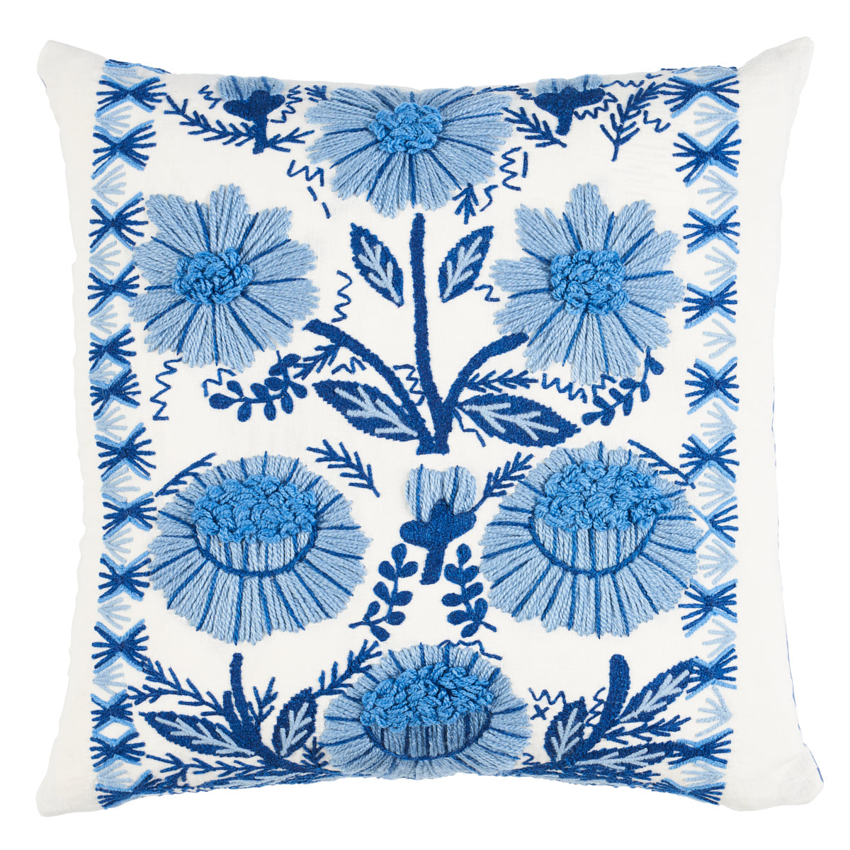 Schumacher | Marguerite Embroidery Pillow fabric - SO7233005