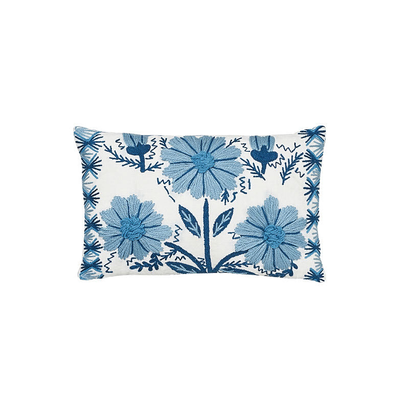 Schumacher | Marguerite Embroidery Pillow a fabric - SO72330109