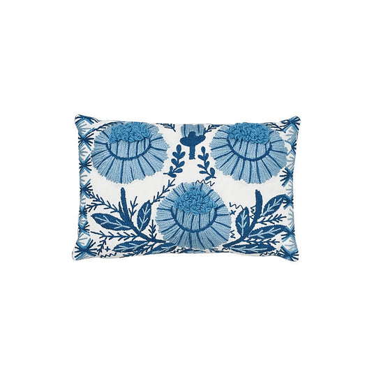 Schumacher | Marguerite Embroidery Pillow B fabric - SO72330209