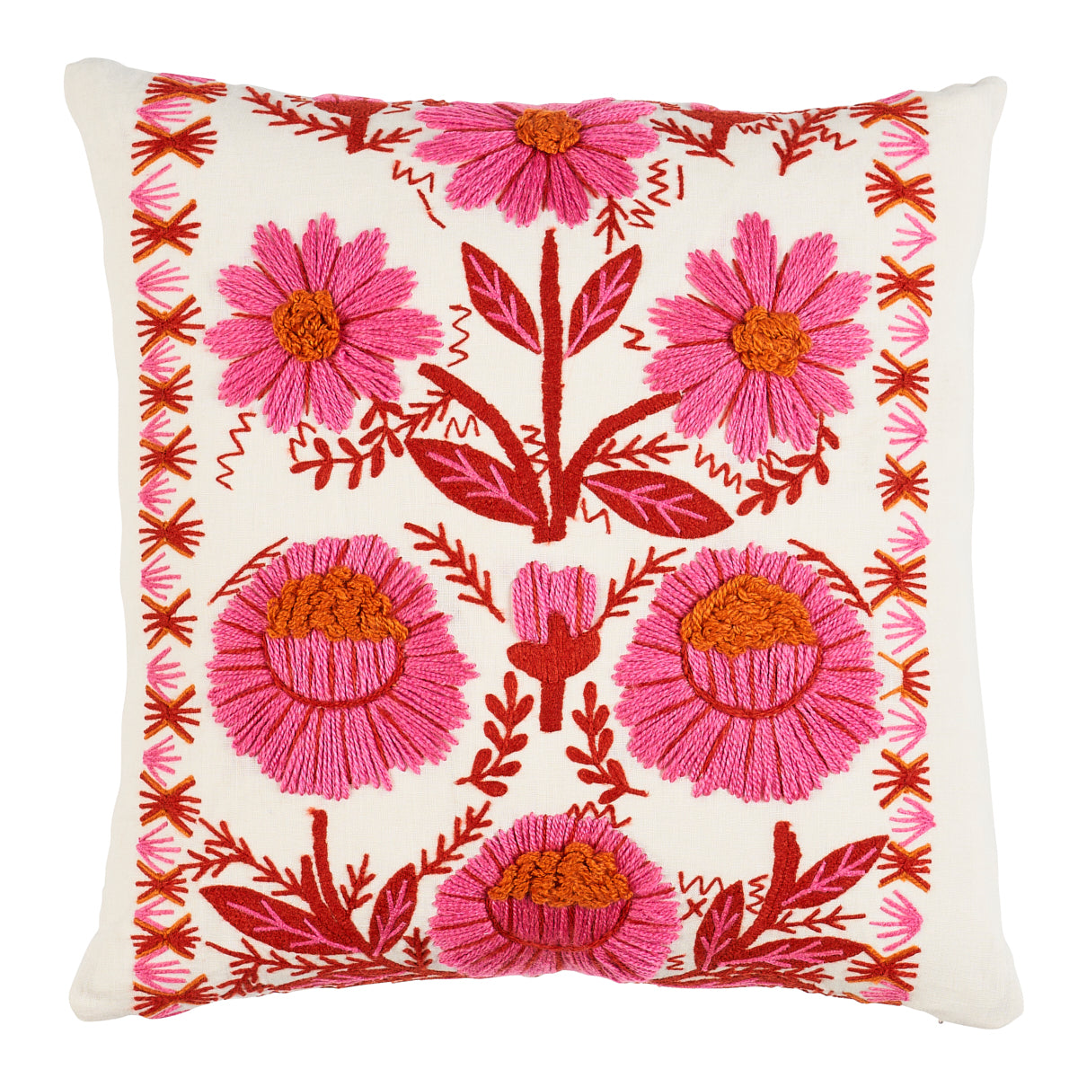 Schumacher | Marguerite Embroidery Pillow fabric - SO7233105