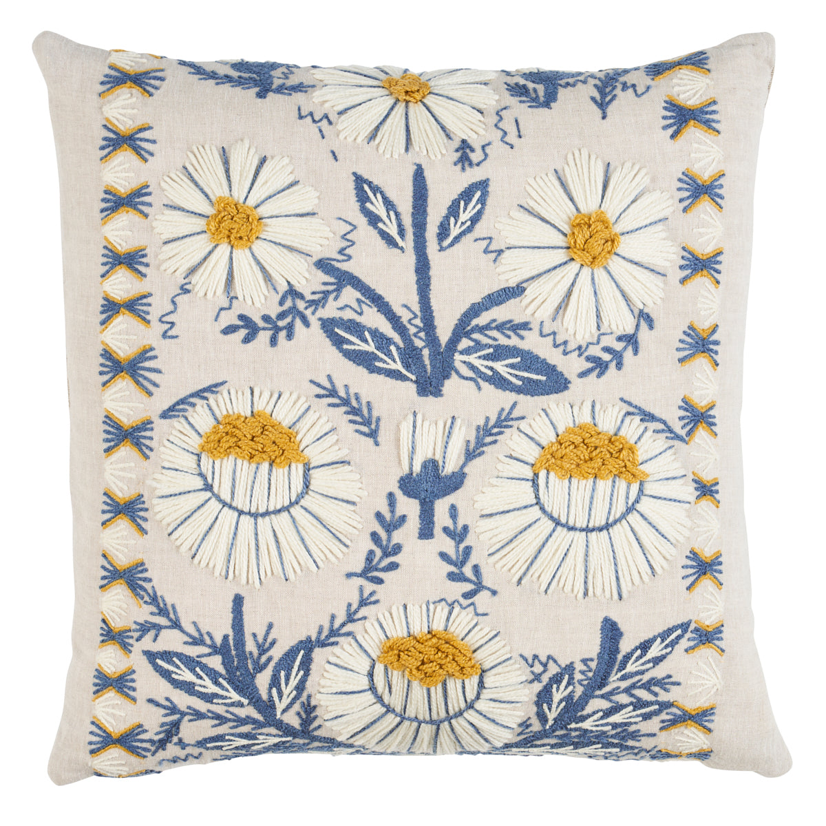 Schumacher | Marguerite Embroidery Pillow fabric - SO7233205