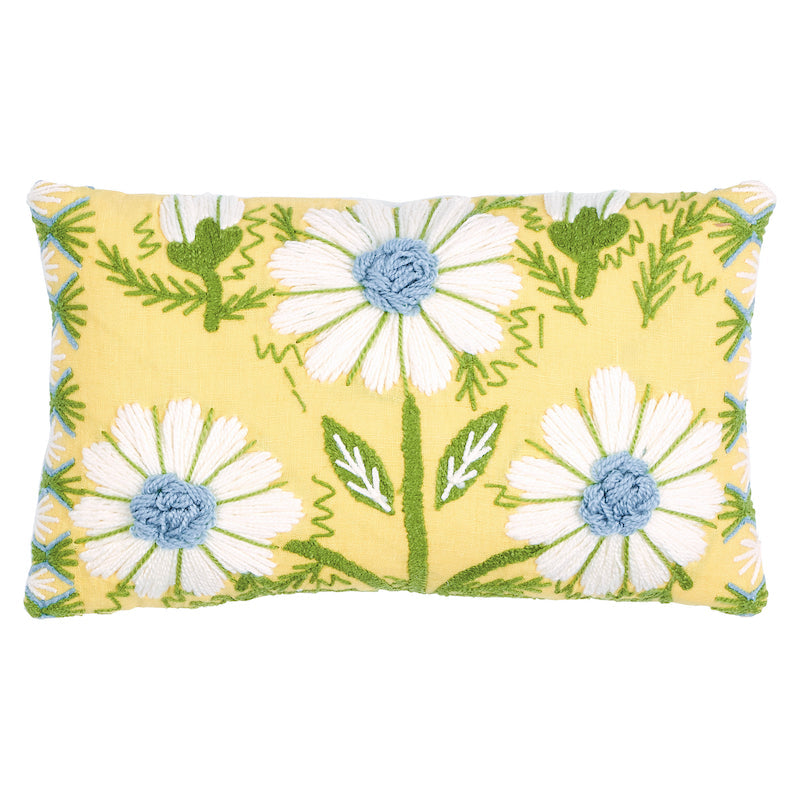 Schumacher | Marguerite Embroidery Pillow a fabric - SO723330109