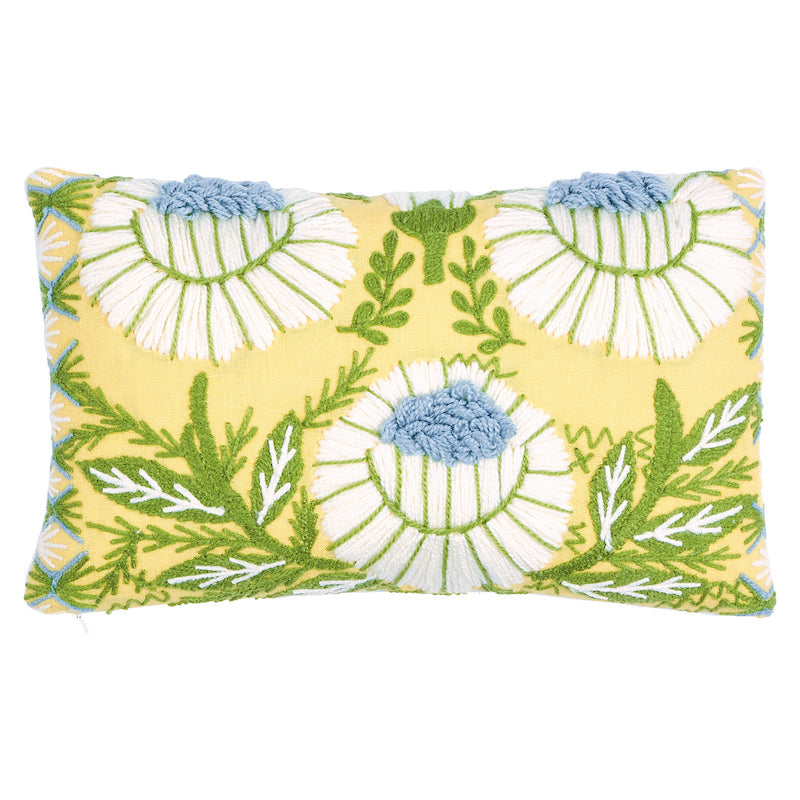 Schumacher | Marguerite Embroidery Pillow B fabric - SO723330209