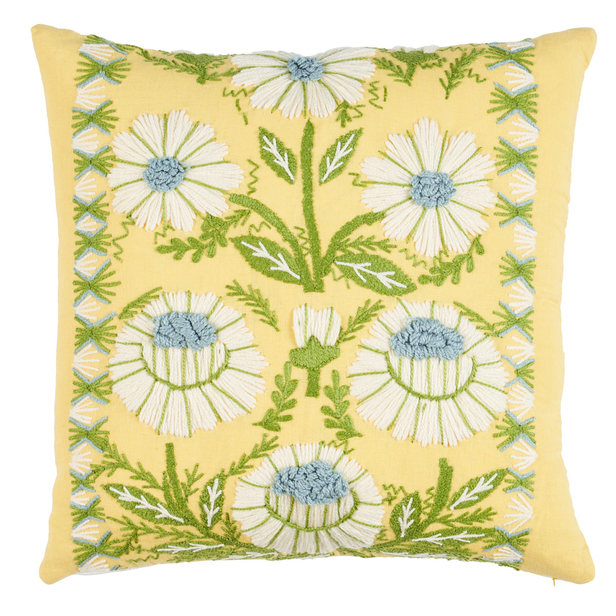 Schumacher | Marguerite Embroidery Pillow fabric - SO7233305