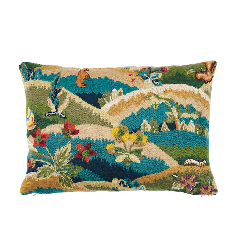 Schumacher | Gerry Embroidery Pillow a fabric - SO72450111