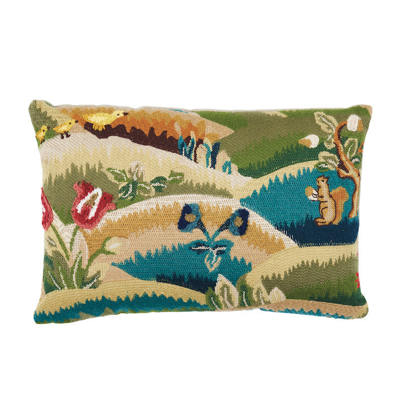 Schumacher | Gerry Embroidery Pillow B fabric - SO72450211