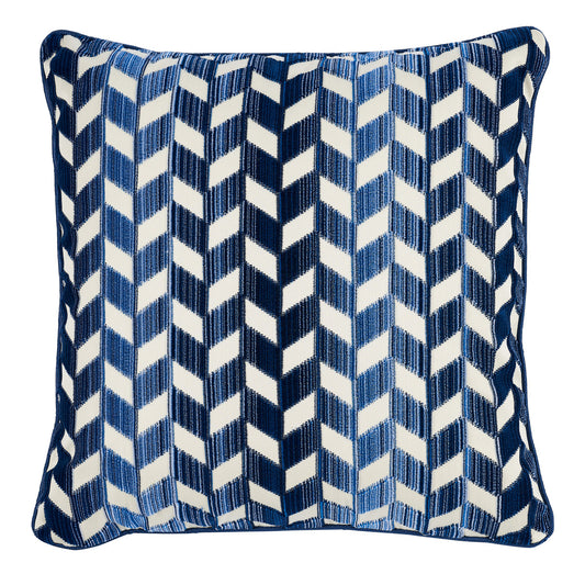 Schumacher | Chevron Strie Velvet Pillow fabric - SO7281104