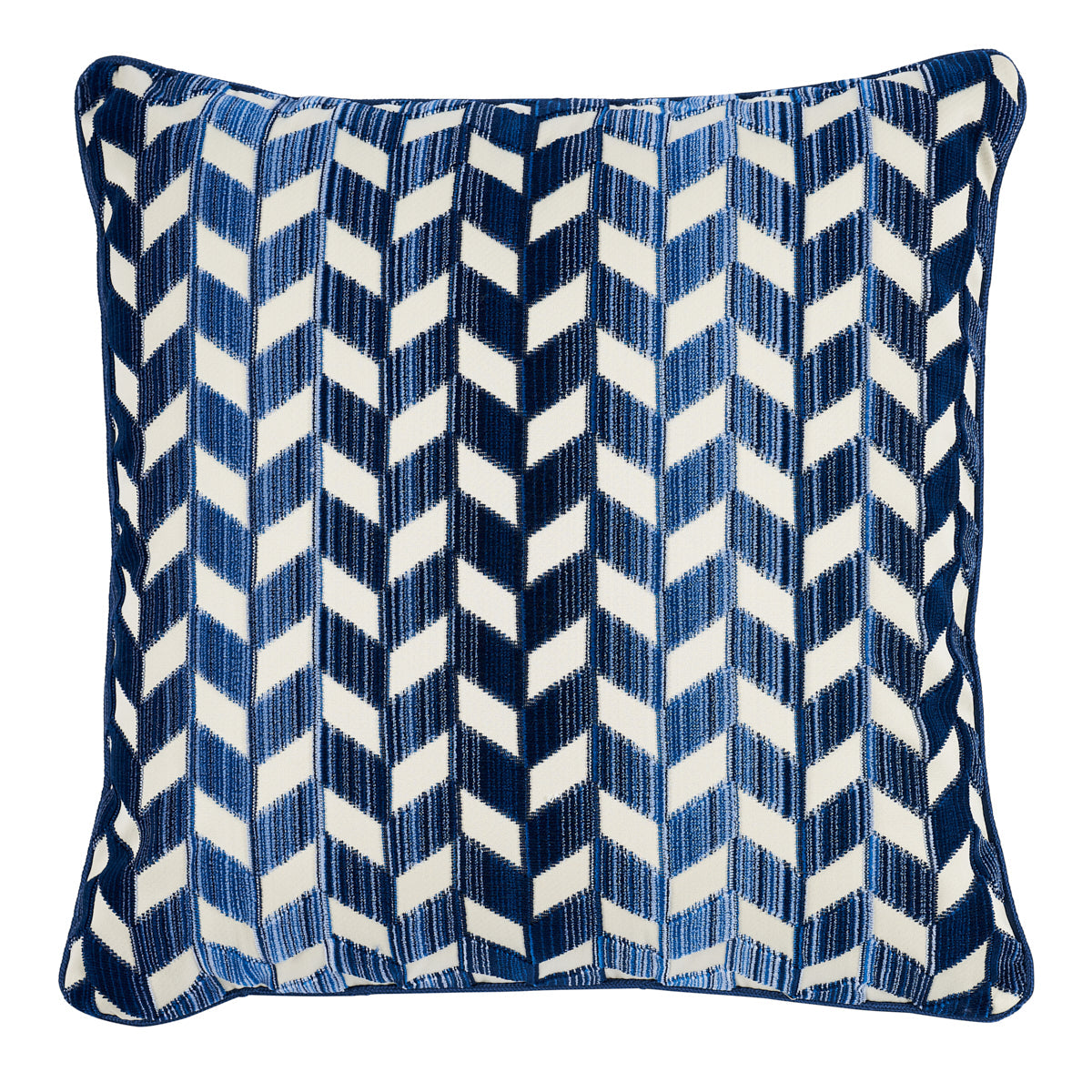 Schumacher | Chevron Strie Velvet Pillow fabric - SO7281106