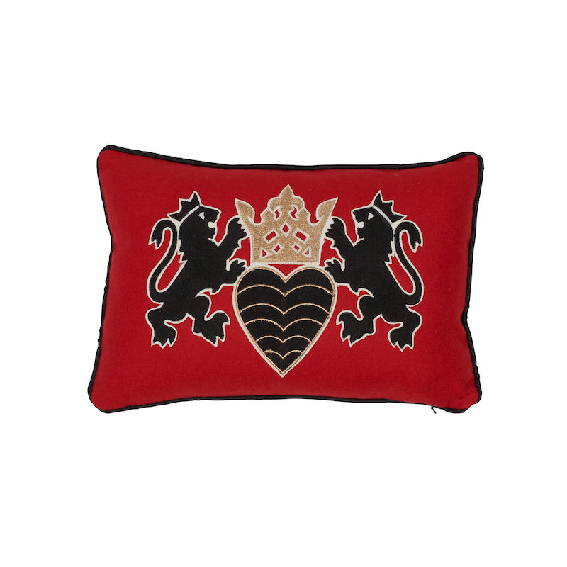 Schumacher | Lionheart Applique Pillow fabric - SO7302011