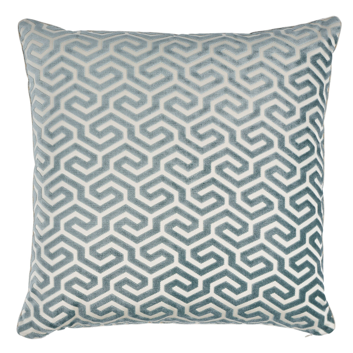 Schumacher | Ming Fret Velvet Pillow fabric - SO7310005