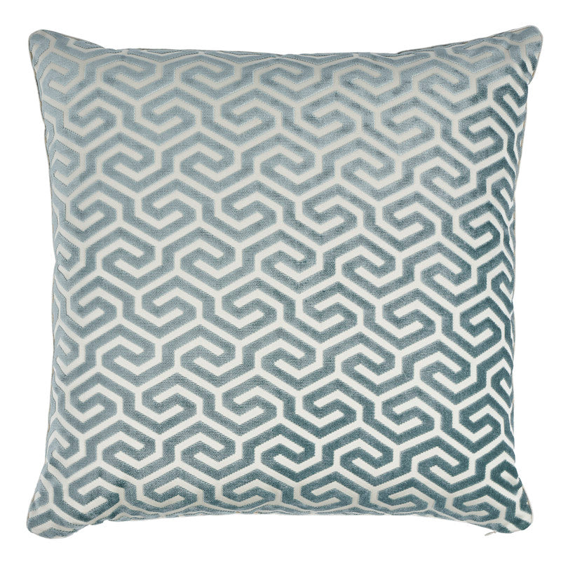 Schumacher | Ming Fret Velvet Pillow fabric - SO7310006