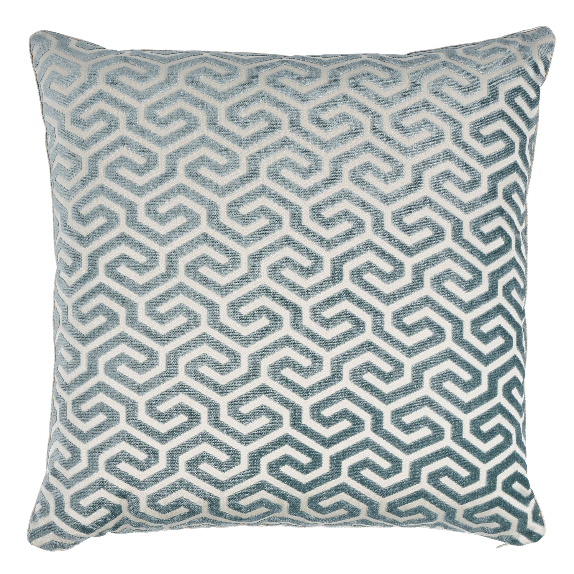 Schumacher | Ming Fret Velvet Pillow fabric - SO7310007
