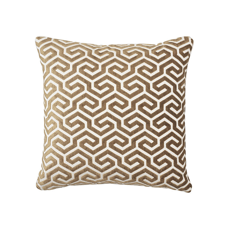 Schumacher | Ming Fret Velvet Pillow fabric - SO7310204