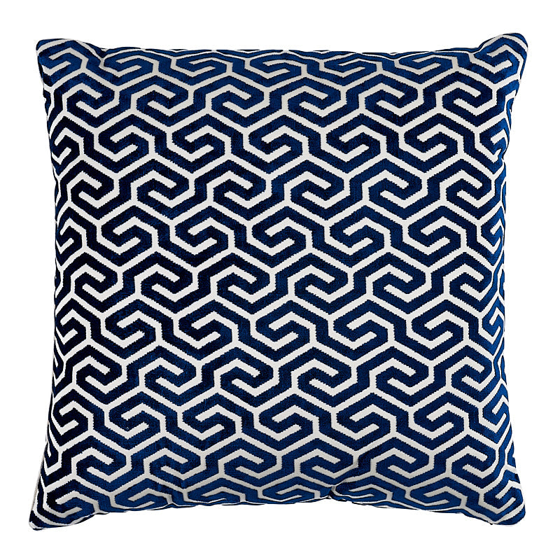 Schumacher | Ming Fret Velvet Pillow fabric - SO7310606