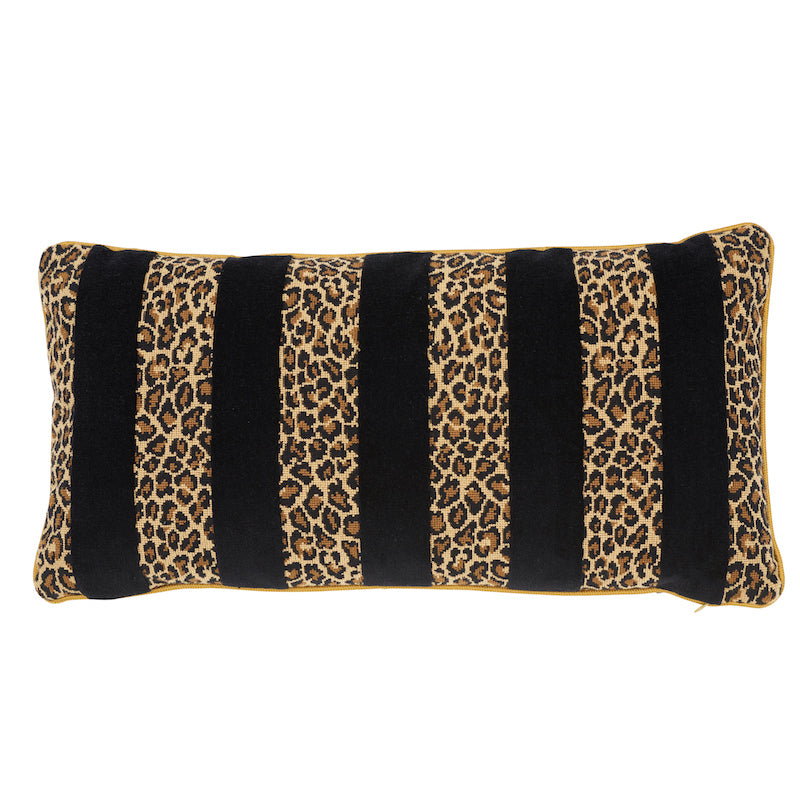 Schumacher | Guepard Stripe Velvet Pillow fabric - SO7714218