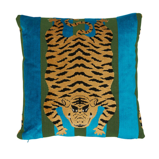 Schumacher | Jokhang Tiger Velvet Pillow fabric - SO7723004