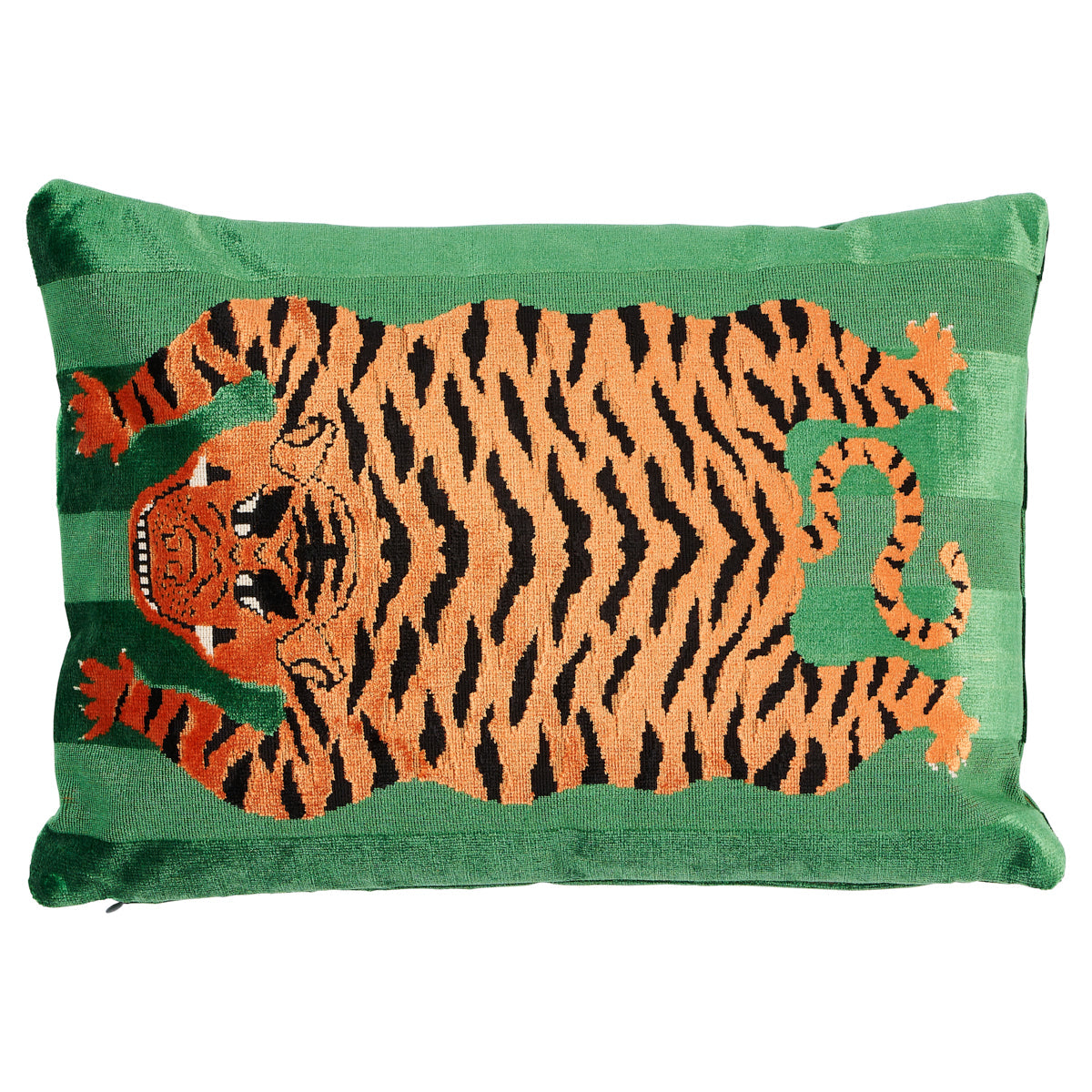 Schumacher | Jokhang Tiger Velvet Pillow fabric - SO7723315