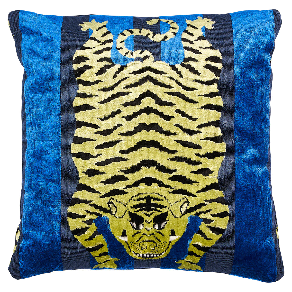 Schumacher | Jokhang Tiger Velvet Pillow fabric - SO7723404