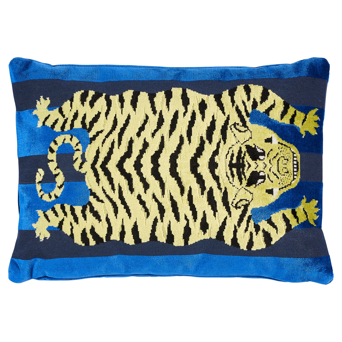 Schumacher | Jokhang Tiger Velvet Pillow fabric - SO7723415