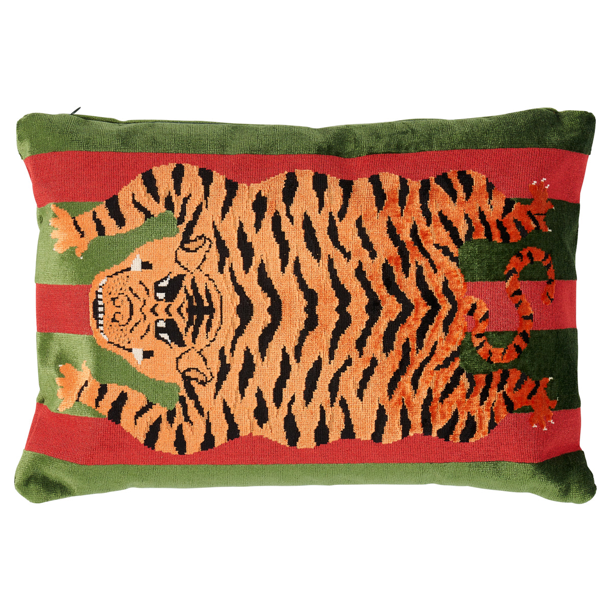 Schumacher | Jokhang Tiger Velvet Pillow fabric - SO7723515