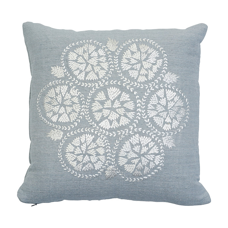 Schumacher | Isla Hand Embroidery Pillow fabric - SO7749003