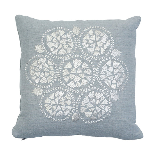 Schumacher | Isla Hand Embroidery Pillow fabric - SO7749003