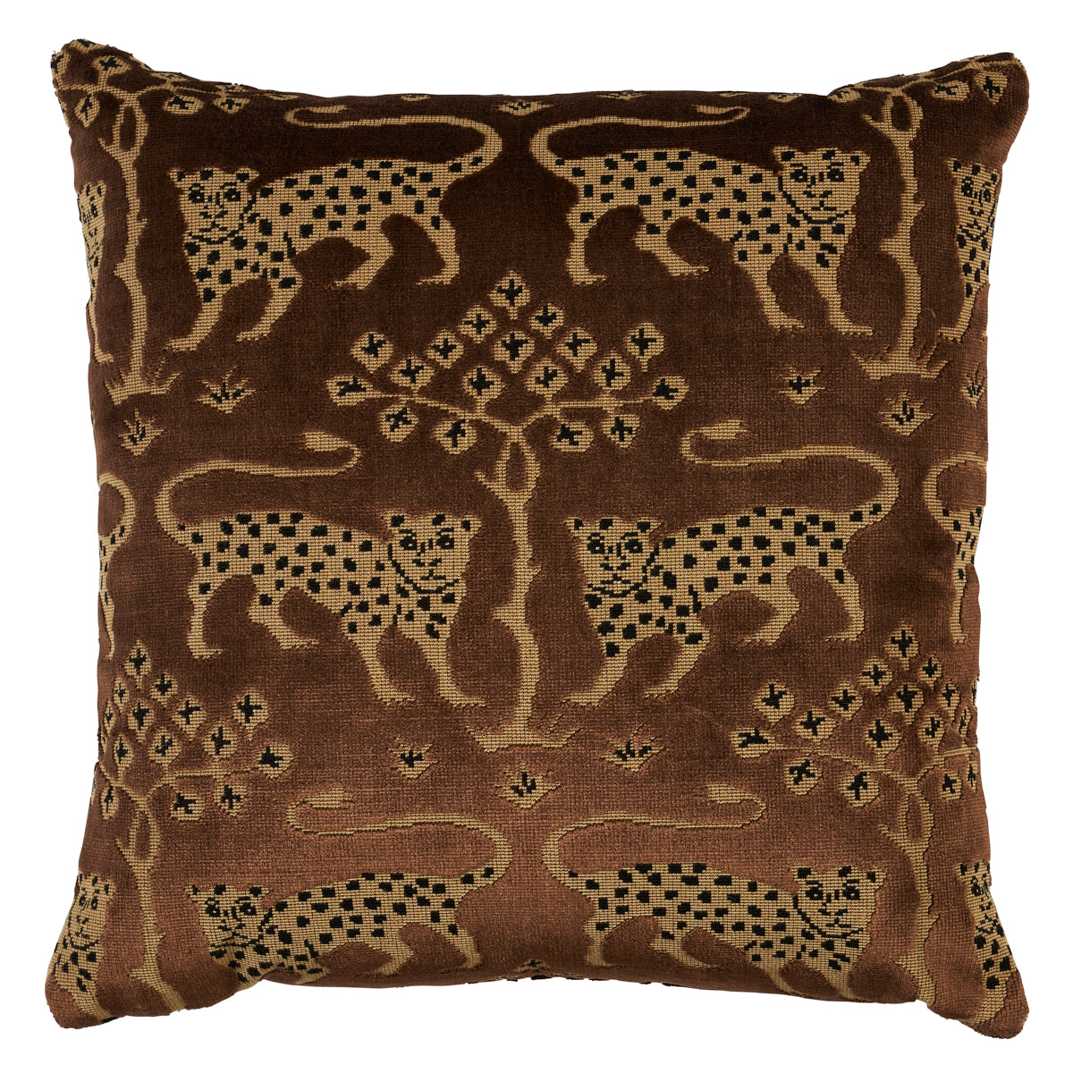 Schumacher | Woodland Leopard Velvet Pillow fabric - SO8008304