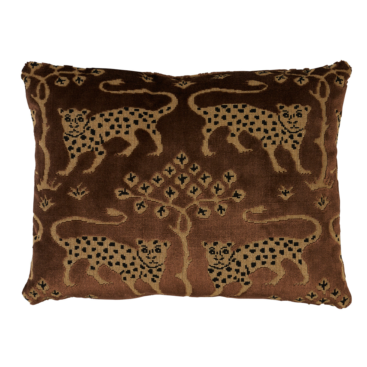 Schumacher | Woodland Leopard Velvet Pillow fabric - SO8008312