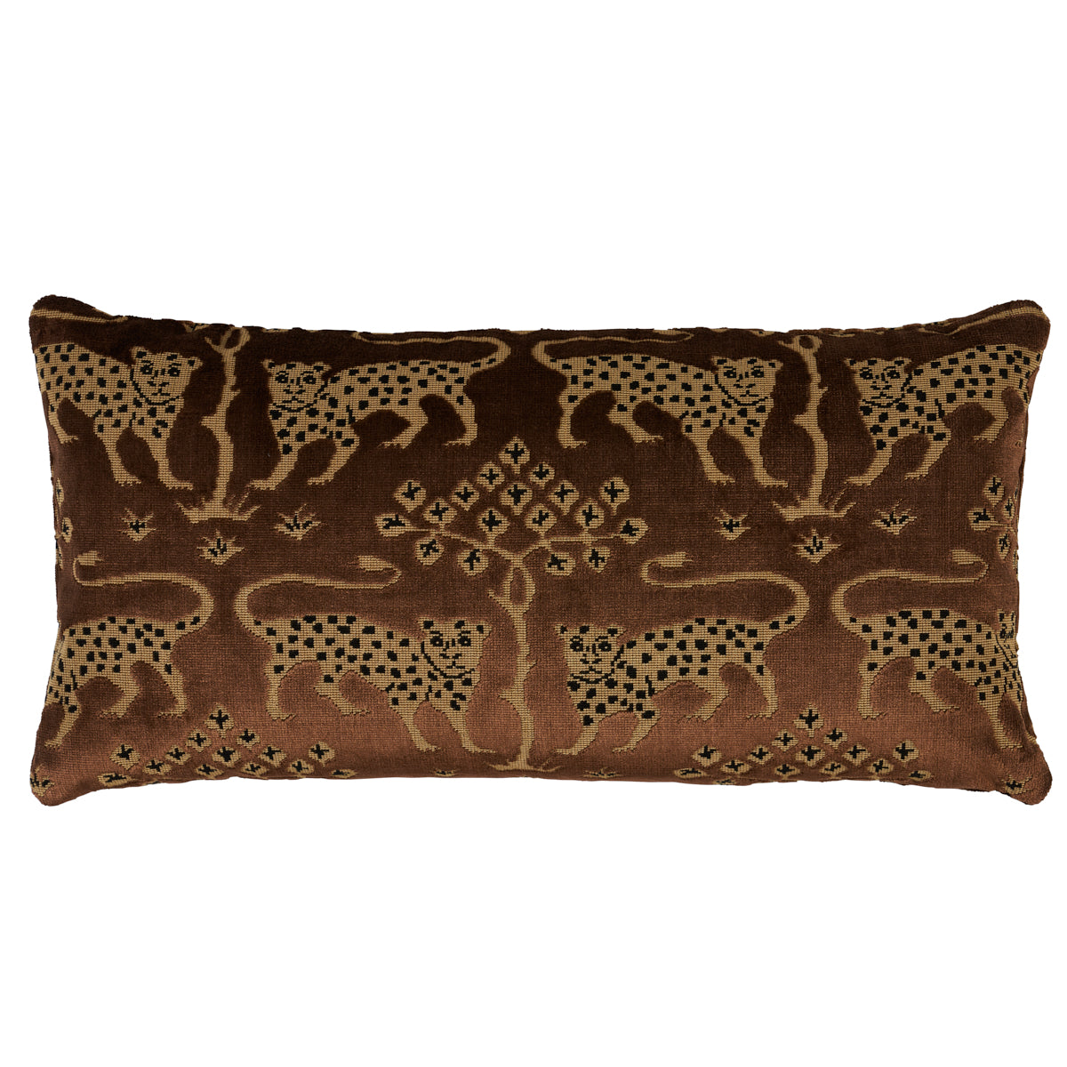 Schumacher | Woodland Leopard Velvet Pillow fabric - SO8008318