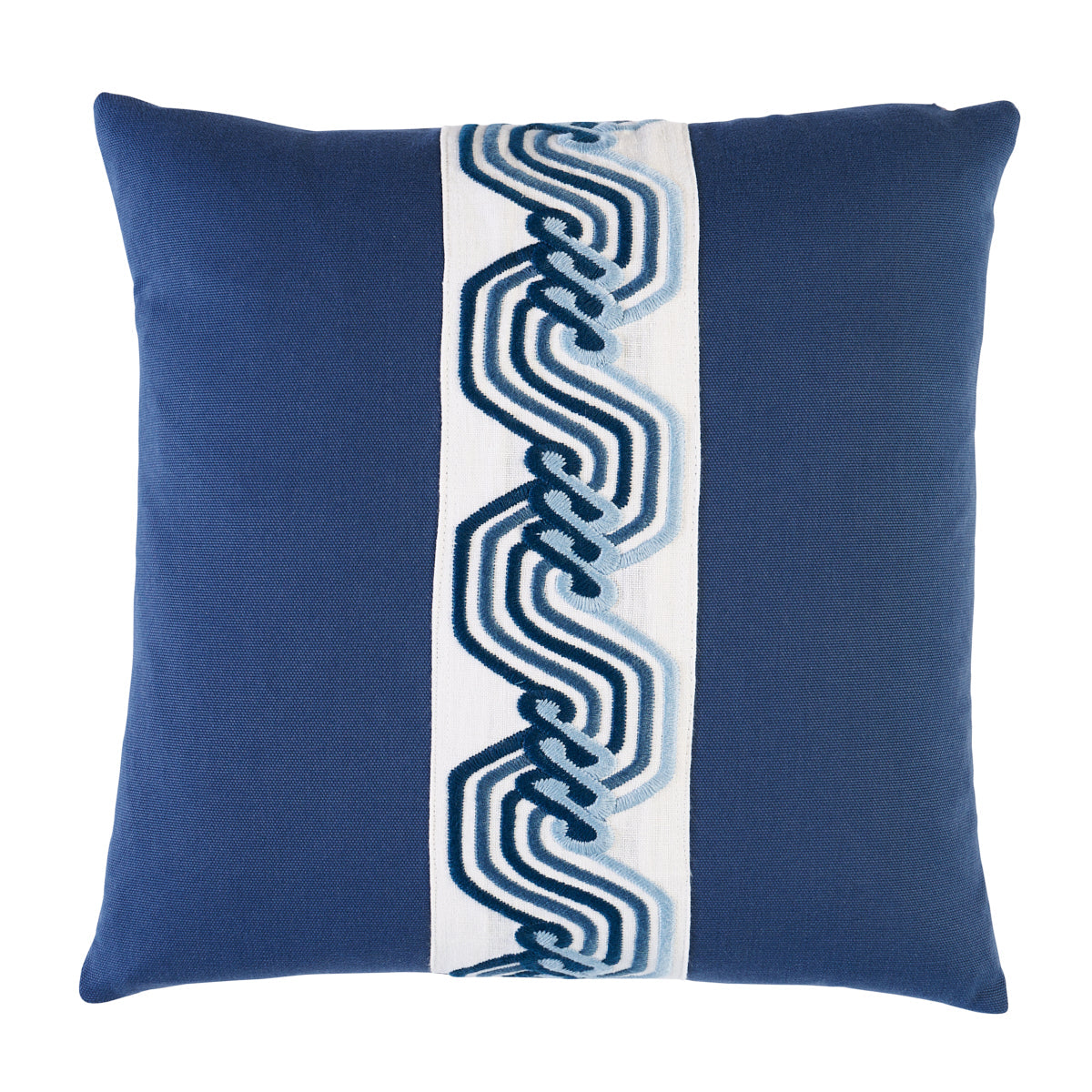 Schumacher | The Twist Embroidered Pillow fabric - SO8363003