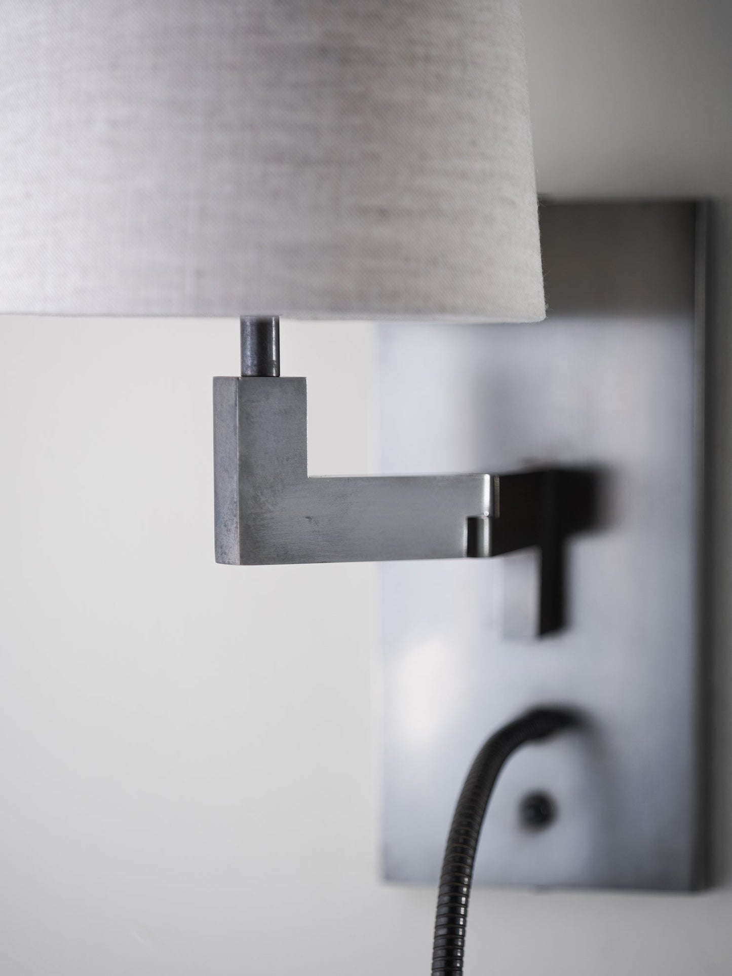 Bedside Wall Light - Gunmetal