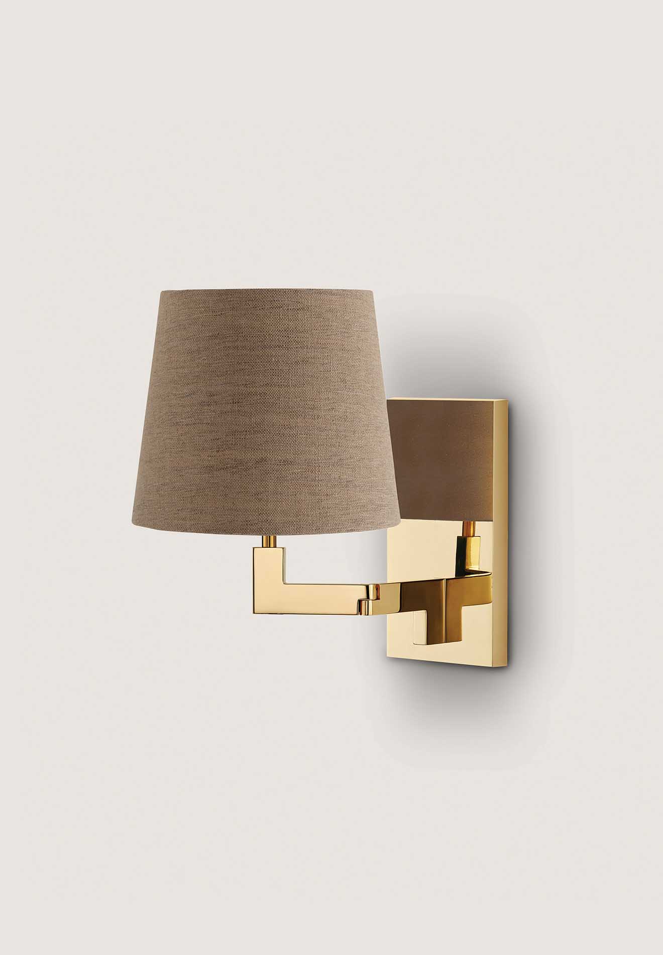 Library Wall Light - Polished Brass