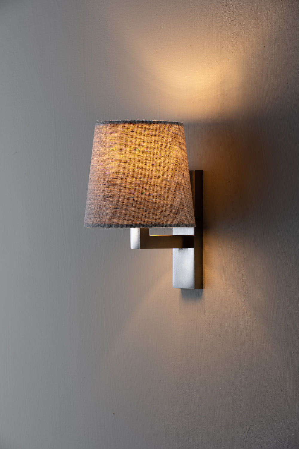 Baby Library Wall Light - Gunmetal lit