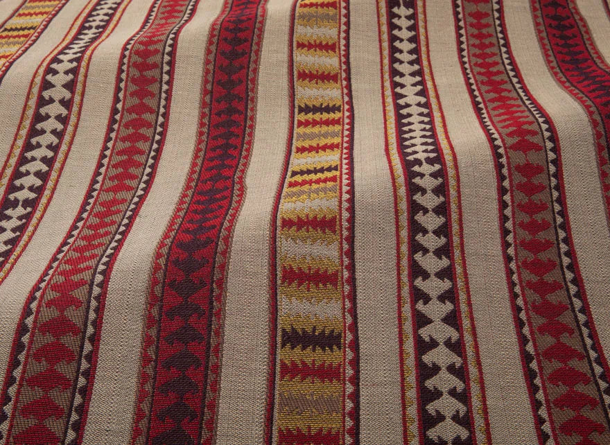 Pierre Frey Kilim Stripe - Ogee Red