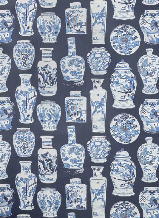 Pierre Frey Qinghua Petit - Indigo