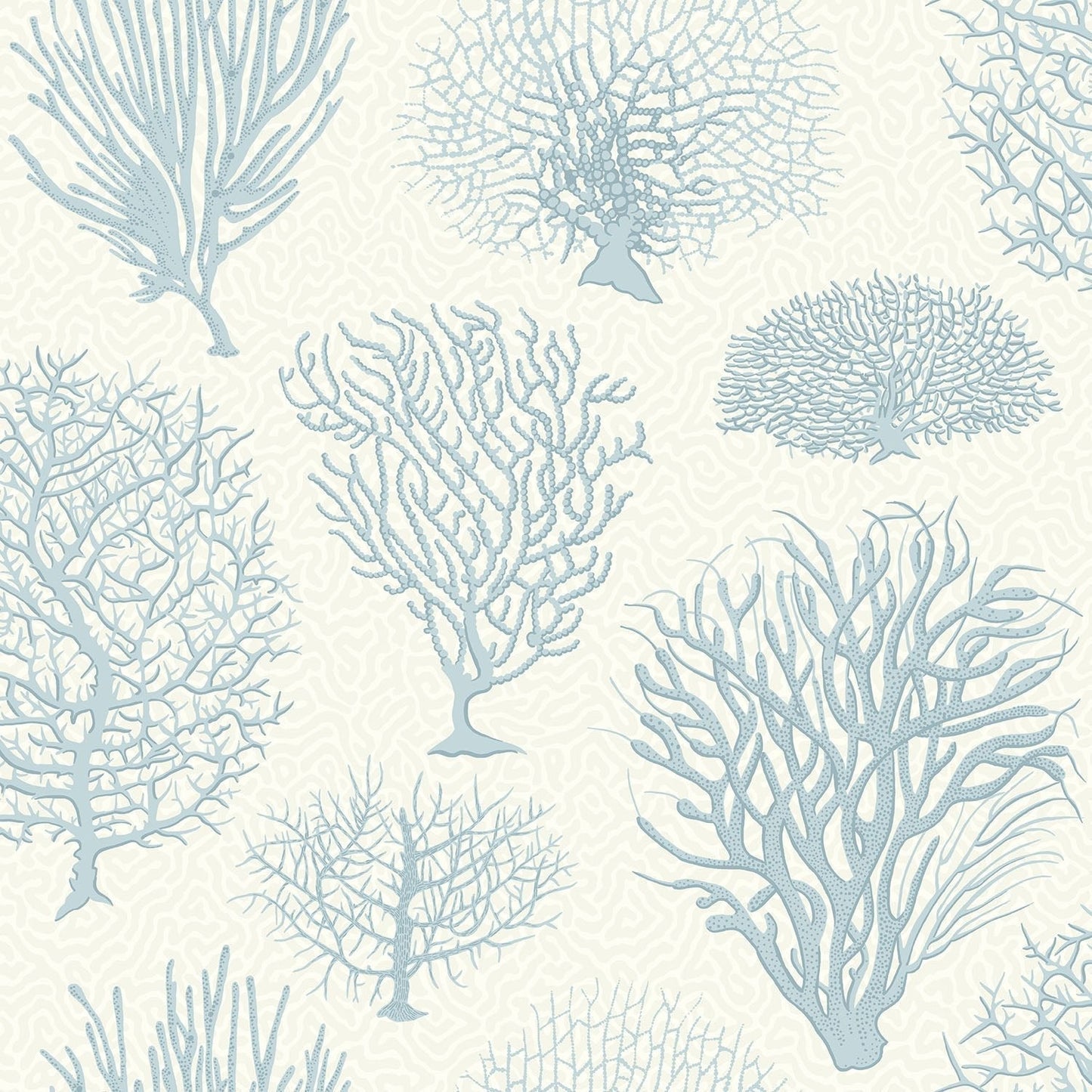 Cole & Son Seafern - Ice Blue on Chalk