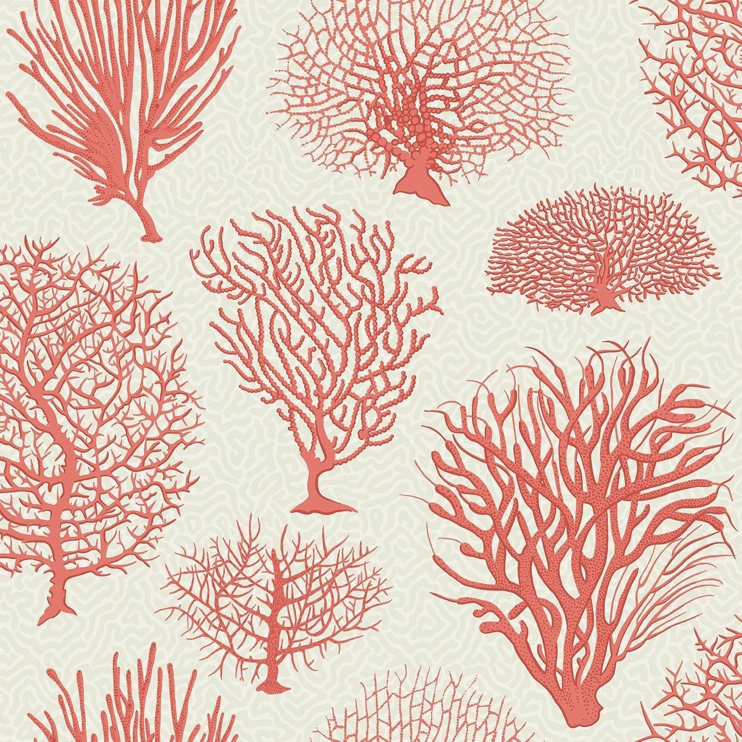 Cole & Son Seafern - Rouge on Parchment