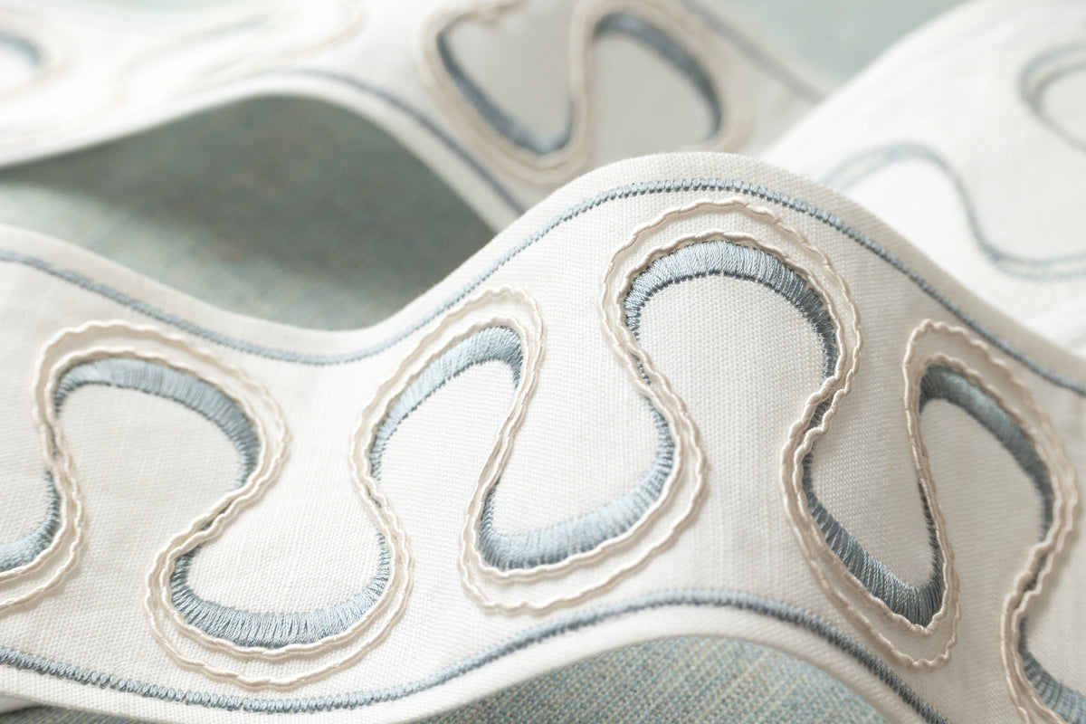 Samuel and Sons Mila Embroidered Border — scenography