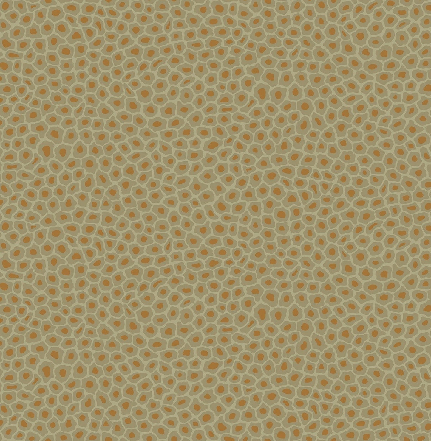 Cole & Son Senzo Spot - Old Olive & Metallic Bronze