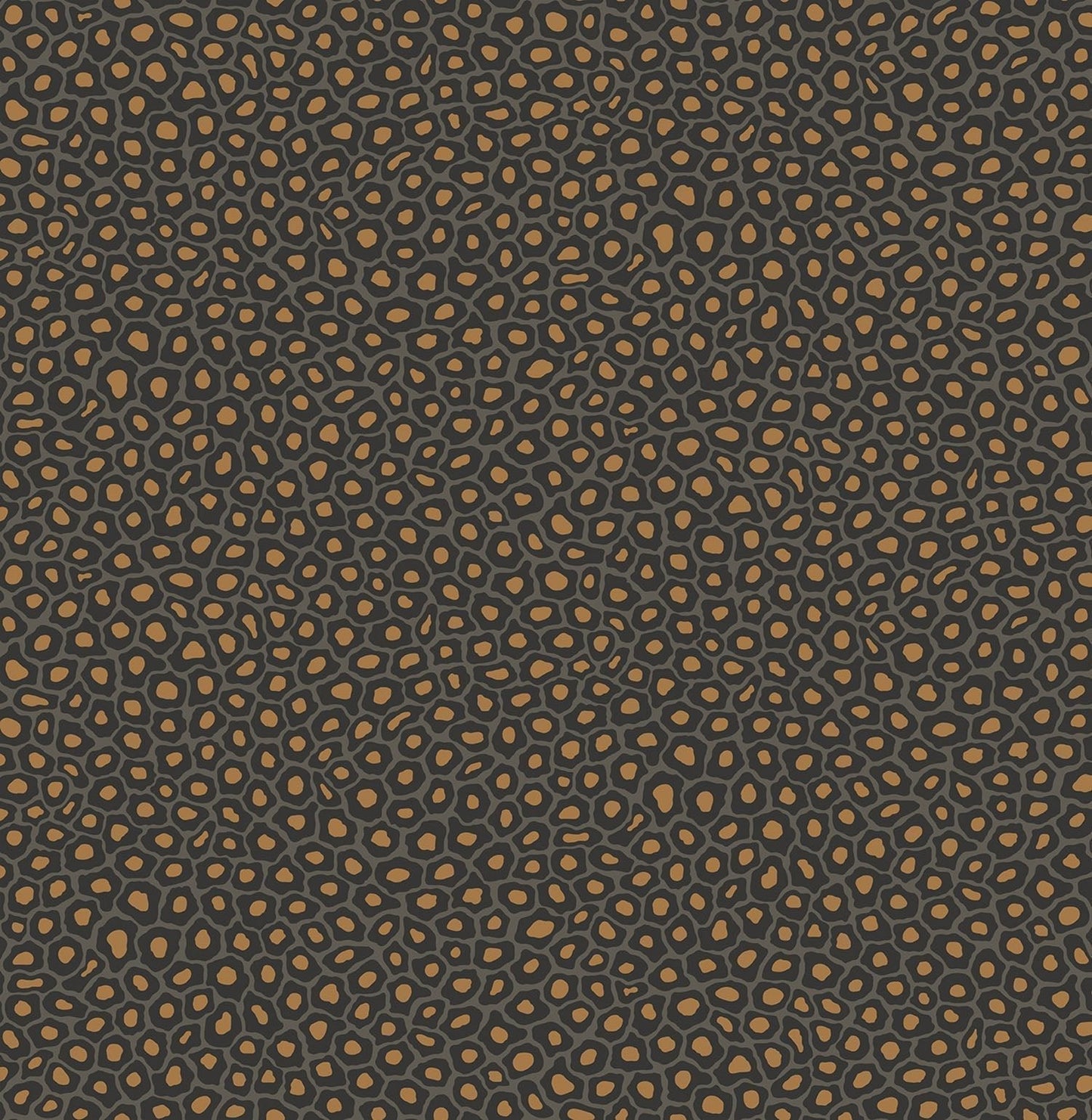 Cole & Son Senzo Spot - Charcoal & Metallic Gold