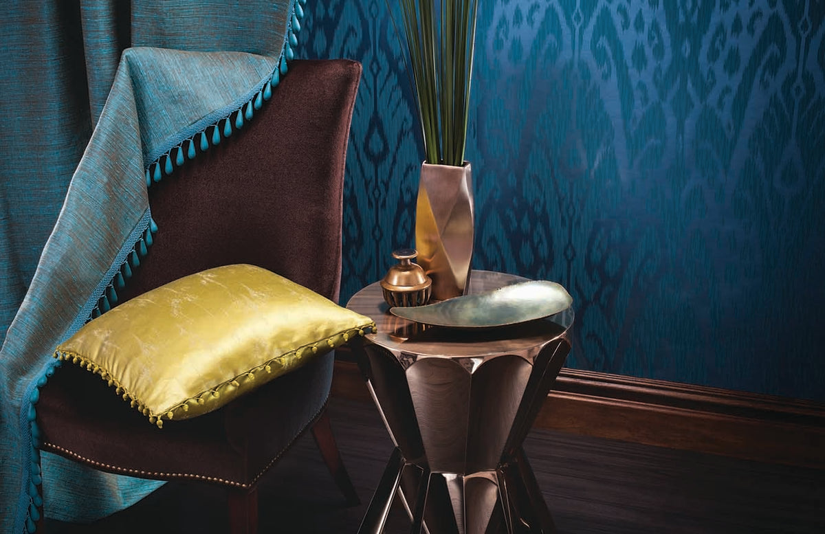 Samuel and Sons Seychelles Wood Bead Fringe — scenography