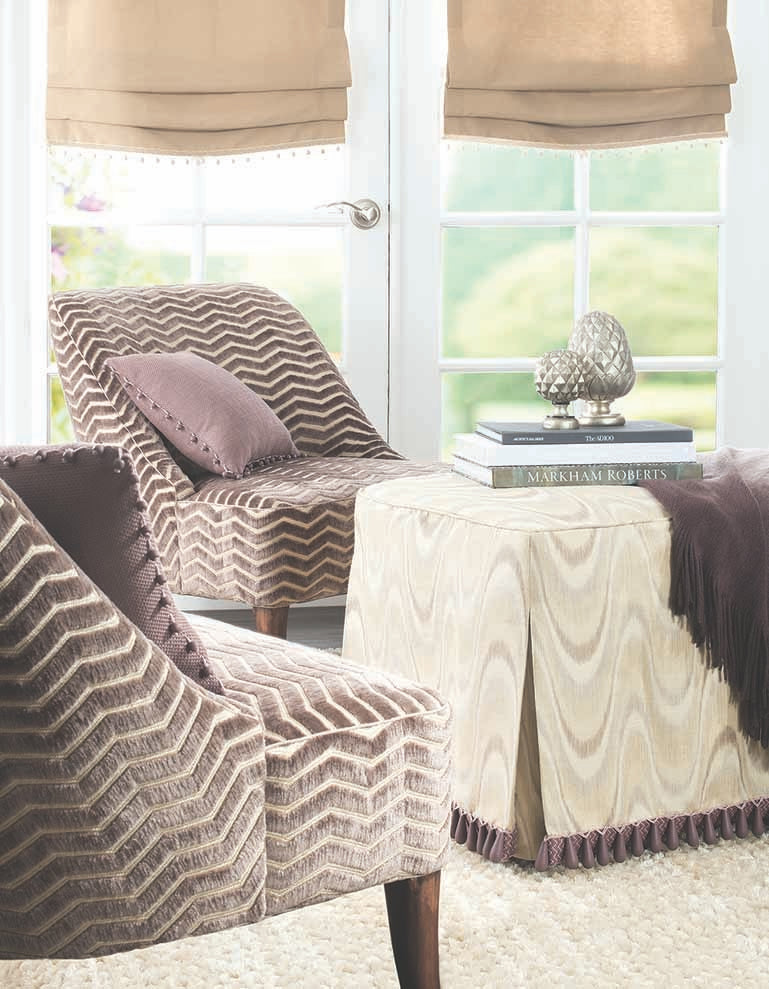 Samuel and Sons Seychelles Wood Bead Fringe — scenography