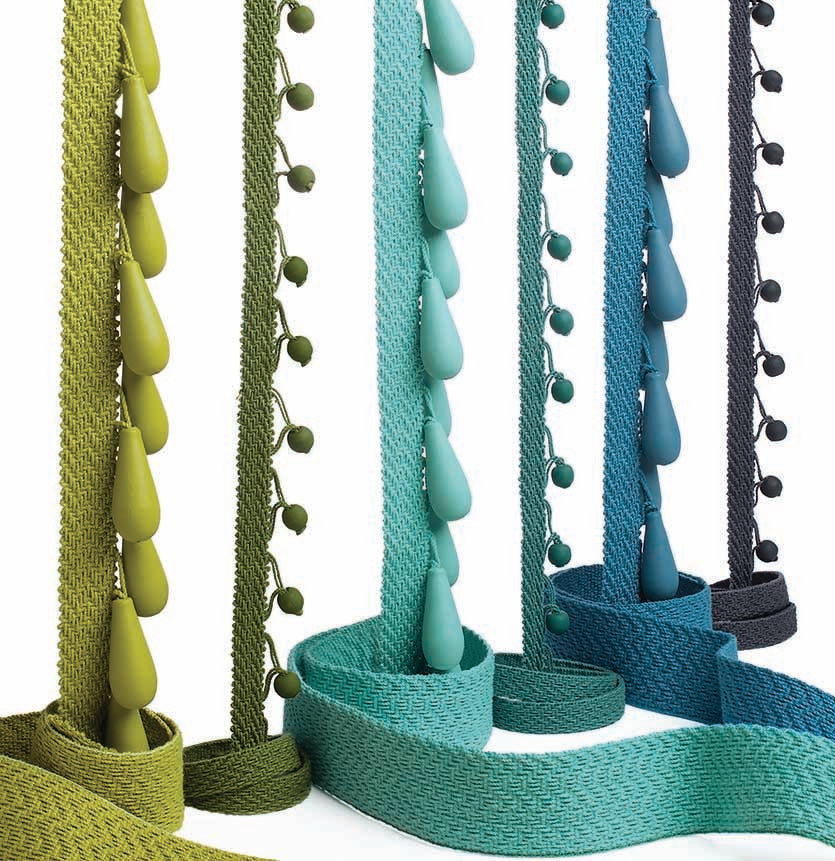Samuel and Sons Seychelles Wood Bead Fringe — scenography