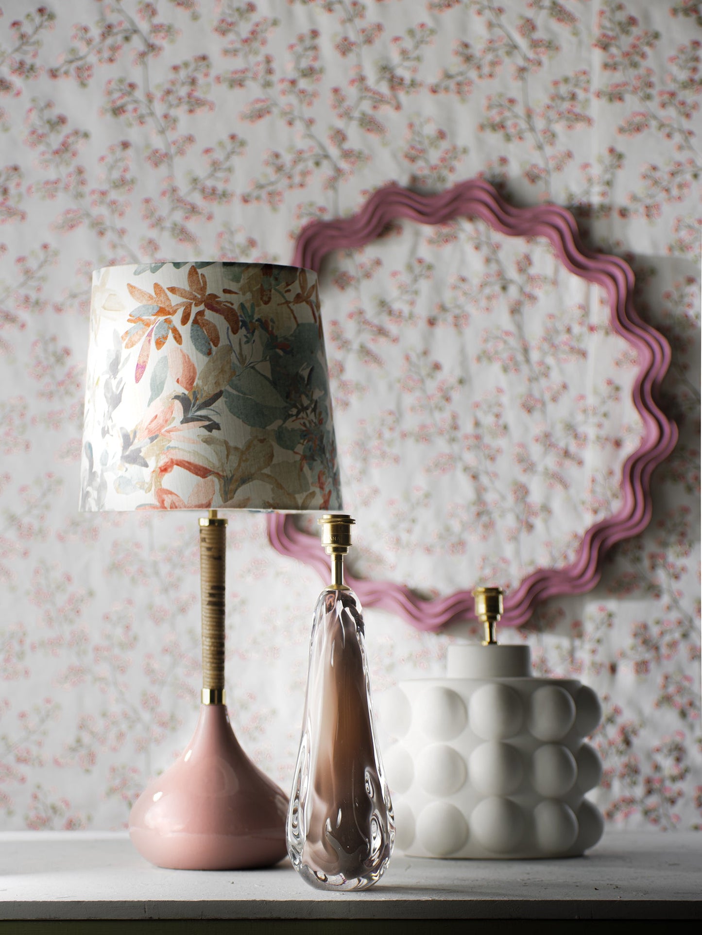 Porta Romana I Clam Shell Mirror Round