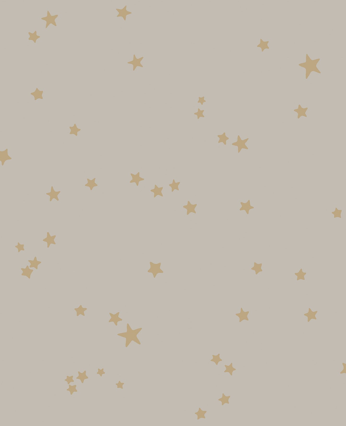 Cole & Son Stars - Metallic Gold on Taupe